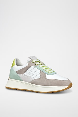 Zapatillas de piel Amabel - Blanco