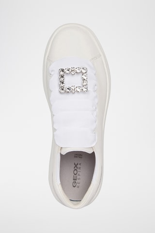 Zapatillas de piel con plataforma Spherica - Blanco