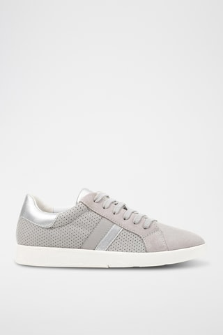 Zapatillas de piel bovina Meleda - Gris
