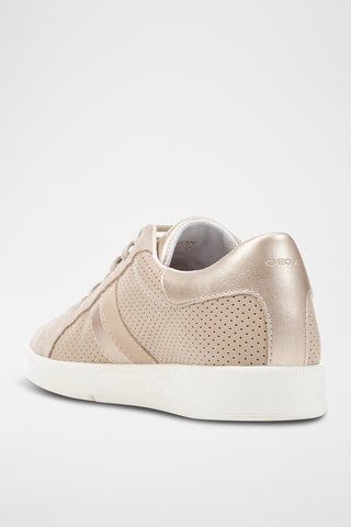 Zapatillas de piel bovina Meleda - Topo