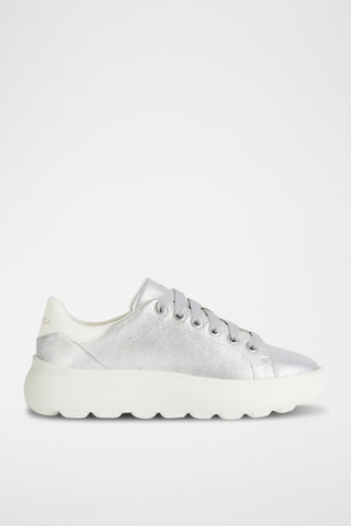 Zapatillas de piel caprina Spherica - Plateado
