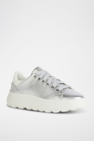 Zapatillas de piel caprina Spherica - Plateado