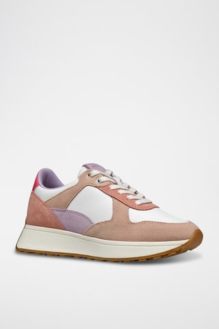 Zapatillas de piel bovina Amabel - Blanco