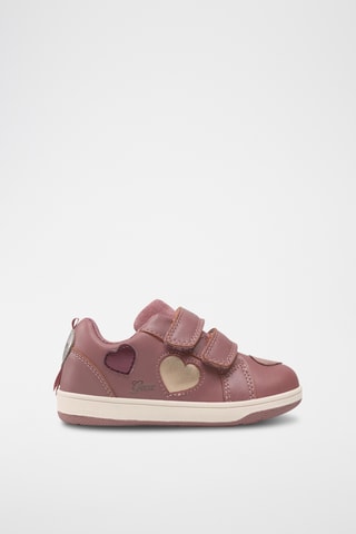 Baskets en cuir New Flick - Rose