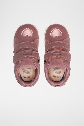 Baskets en cuir New Flick - Rose