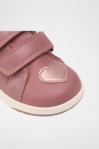 Baskets en cuir New Flick - Rose
