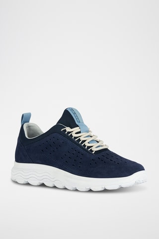 Baskets en nubuck Spherica - Bleu marine