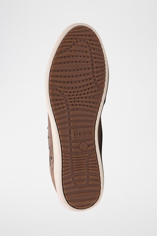 Zapatillas altas de piel - Beige oscuro