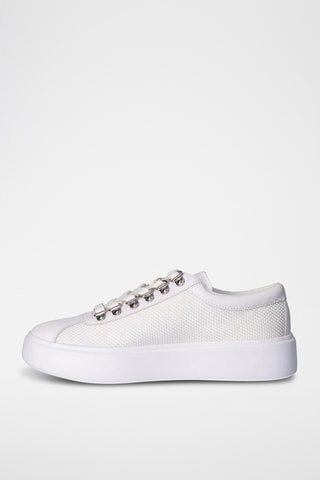 Zapatillas de piel Nhenbus - Blanco