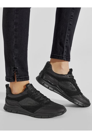 Zapatillas de piel Sukie - Negro
