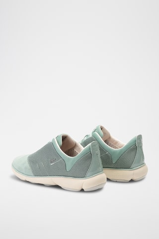 Baskets en nubuck Nebula - Vert d’eau