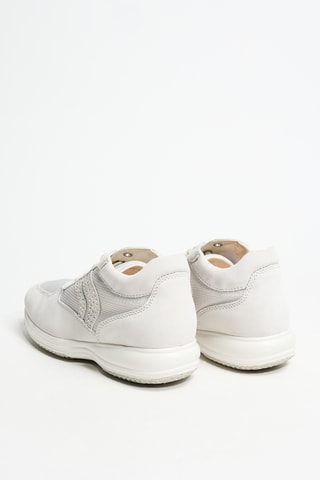 Zapatillas de piel - Blanco roto