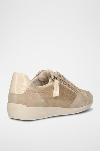 Zapatillas de piel - Beige