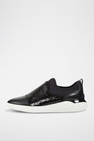 Slip-on de piel - Negro