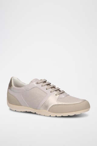 Zapatillas con brillo - Beige