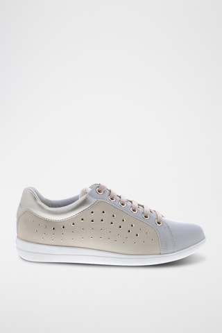 Zapatillas con brillo - Beige