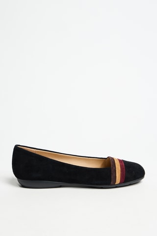 Ballerines en cuir - Noir