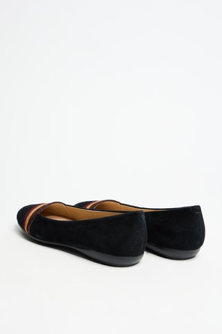 Ballerines en cuir - Noir