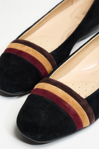 Ballerines en cuir - Noir