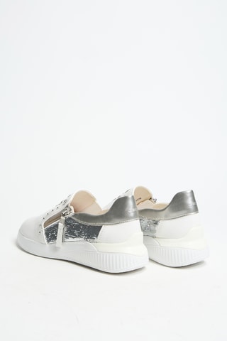 Zapatillas de piel - Blanco
