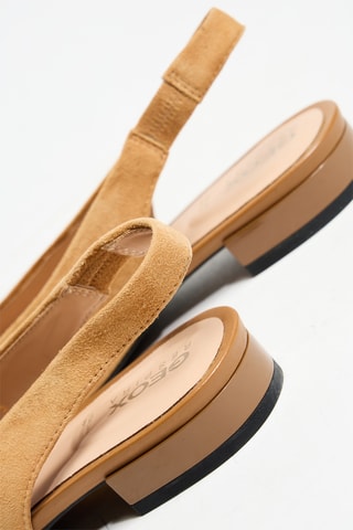 Ballerines en cuir - Beige