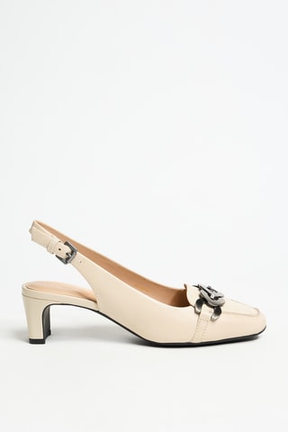Escarpins en cuir - Beige