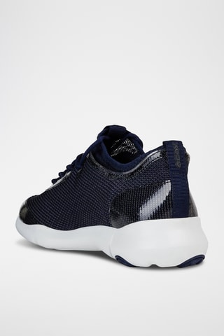 Zapatillas de piel - Azul marino
