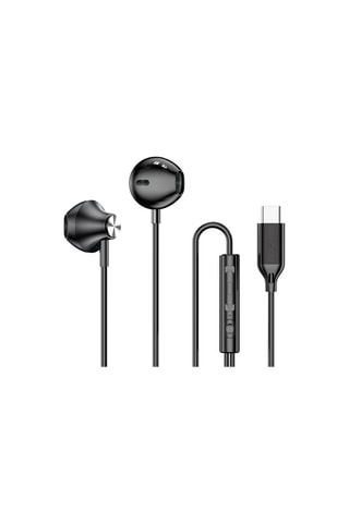 Oordopjes Bolaris USB-C - Jupiter - Microfoon - Zwart
