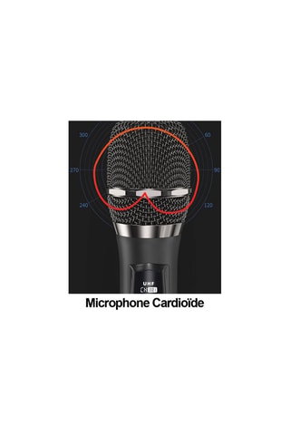 Draadloze Microfoon - 2 pcs - 192 KHz