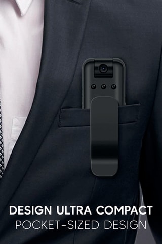 Bodycamera Eko - Unix - 1080P - 180° - Nachtvisie