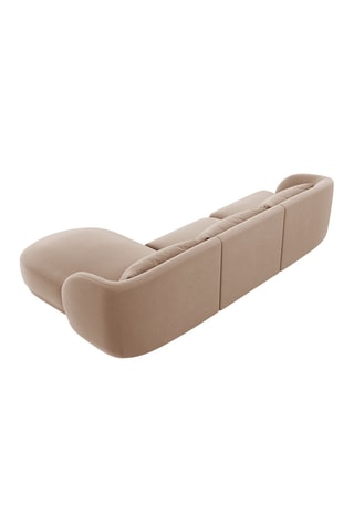 Canapé d'angle droit Tulum - Beige