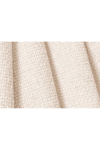 Canapé d'angle droit panoramique Tulum - Beige clair - 6 places - Tissu chenille