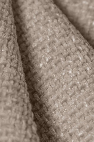 Canapé d’angle Nolio - Beige chiné - 4 places - Toucher velours