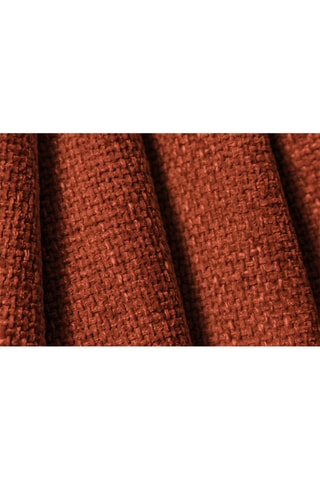 Canapé d'angle gauche Tulum - Terracotta - 4 places - Tissu chenille