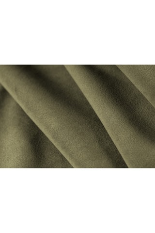 Canapé d’angle symétrique Nolio - Vert clair - 5 places - En tissu velours