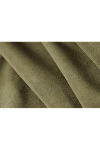 Canapé d’angle droit Lyna - Vert - 4 places - En tissu velours