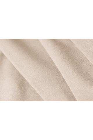Canapé d'angle gauche Lyna - Beige - 4 places - En tissu velours