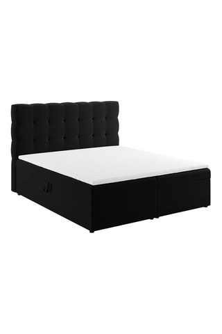 Ensemble de lit Bali - Noir -  Couchage 160 x 200 cm