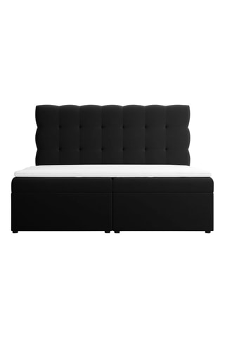 Ensemble de lit Bali - Noir -  Couchage 160 x 200 cm