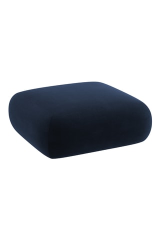 Pouf Nolio - Bleu roi - En tissu velours