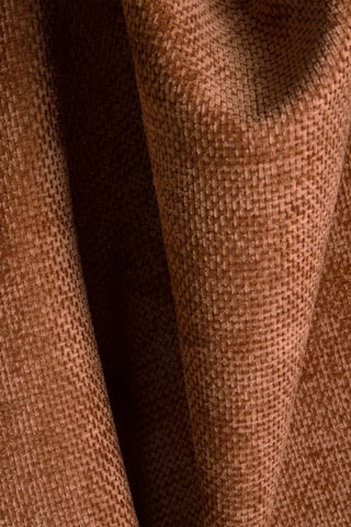 Pouf Koge - Brique - En tissu chenille