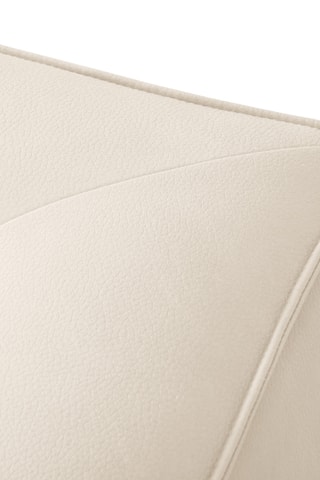 Canapé d'angle gauche Siena - Beige - 4 places - En tissu simili cuir