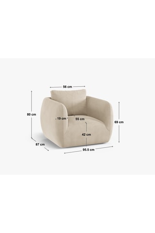 Fauteuil Nimes - Beige