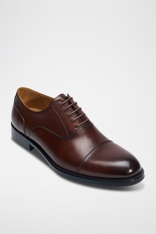 Richelieus en cuir Etroite - Marron