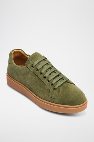 Baskets en nubuck Regular - Vert