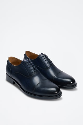 Derbys en cuir Etroite - Bleu