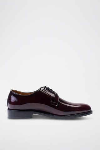 Derbys en cuir verni  Regular - Bordeaux
