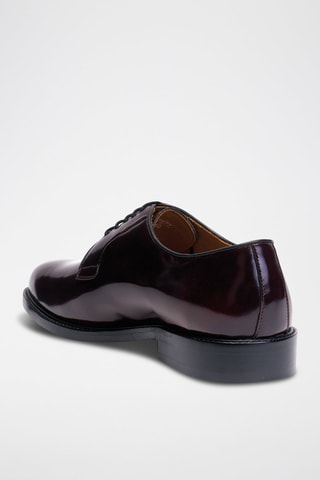 Derbys en cuir verni  Regular - Bordeaux