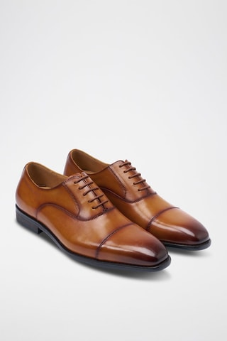 Richelieus en cuir Oxford Regular - Marron