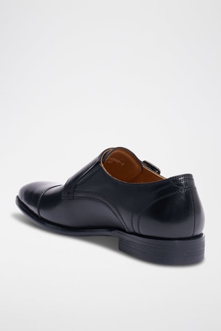 Derbys à boucles en cuir  Regular - Noir